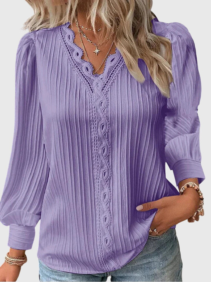 Andrea Getailleerde Blouse