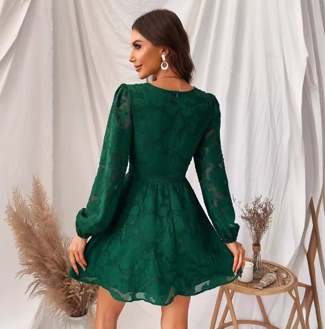 Lotte Elegante Jurk met V-hals