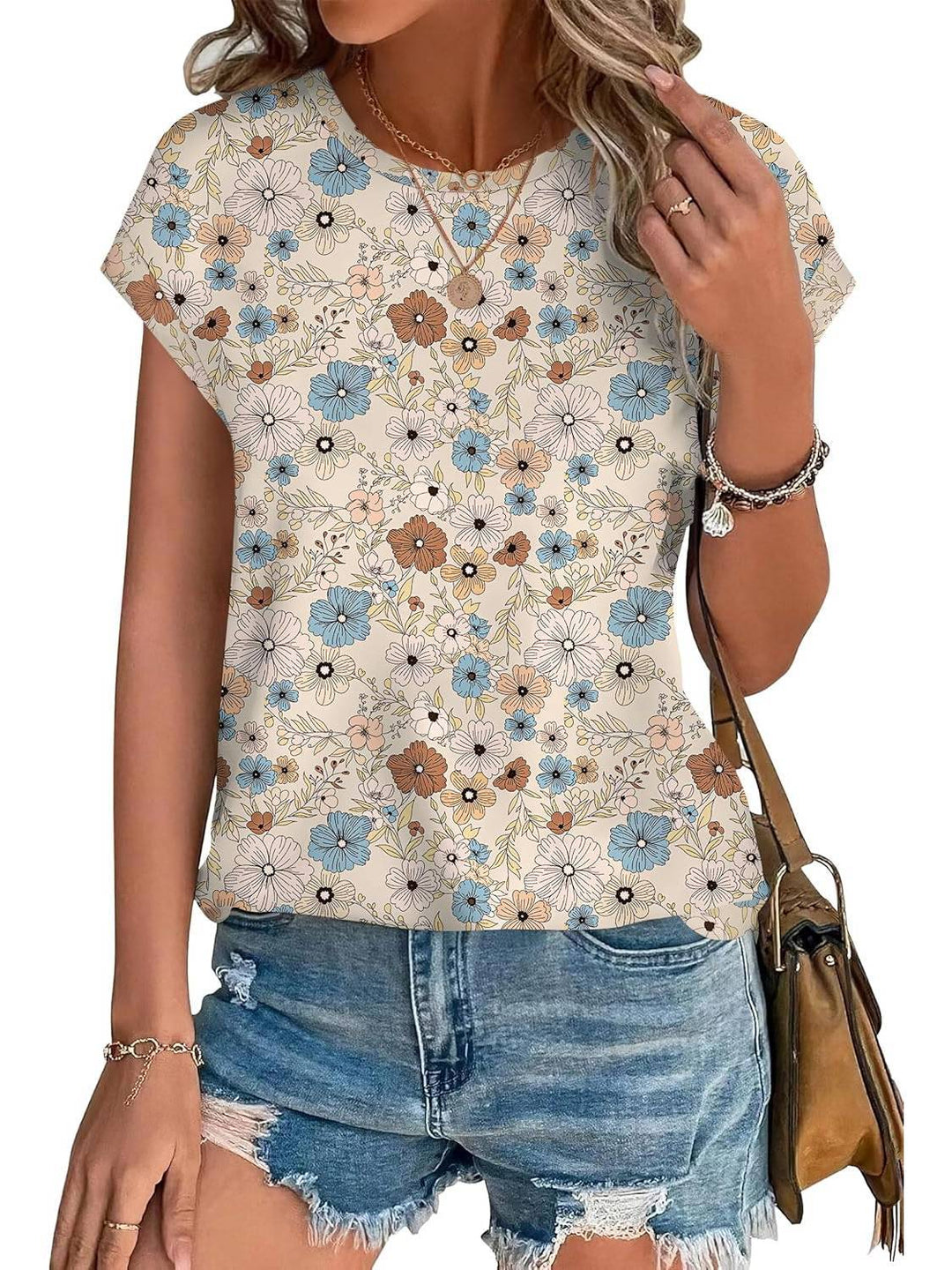 Meadow Stijlvolle Top met Ronde hals