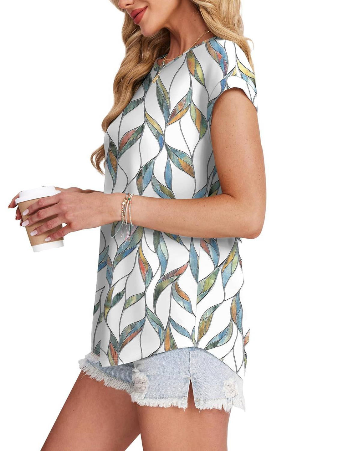 Meadow Stijlvolle Top met Ronde hals