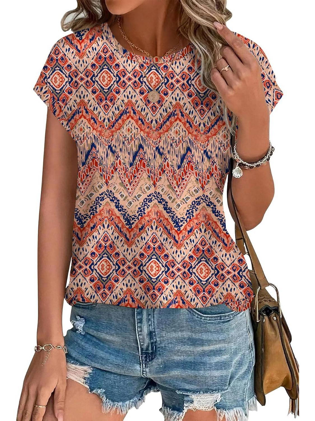 Meadow Stijlvolle Top met Ronde hals
