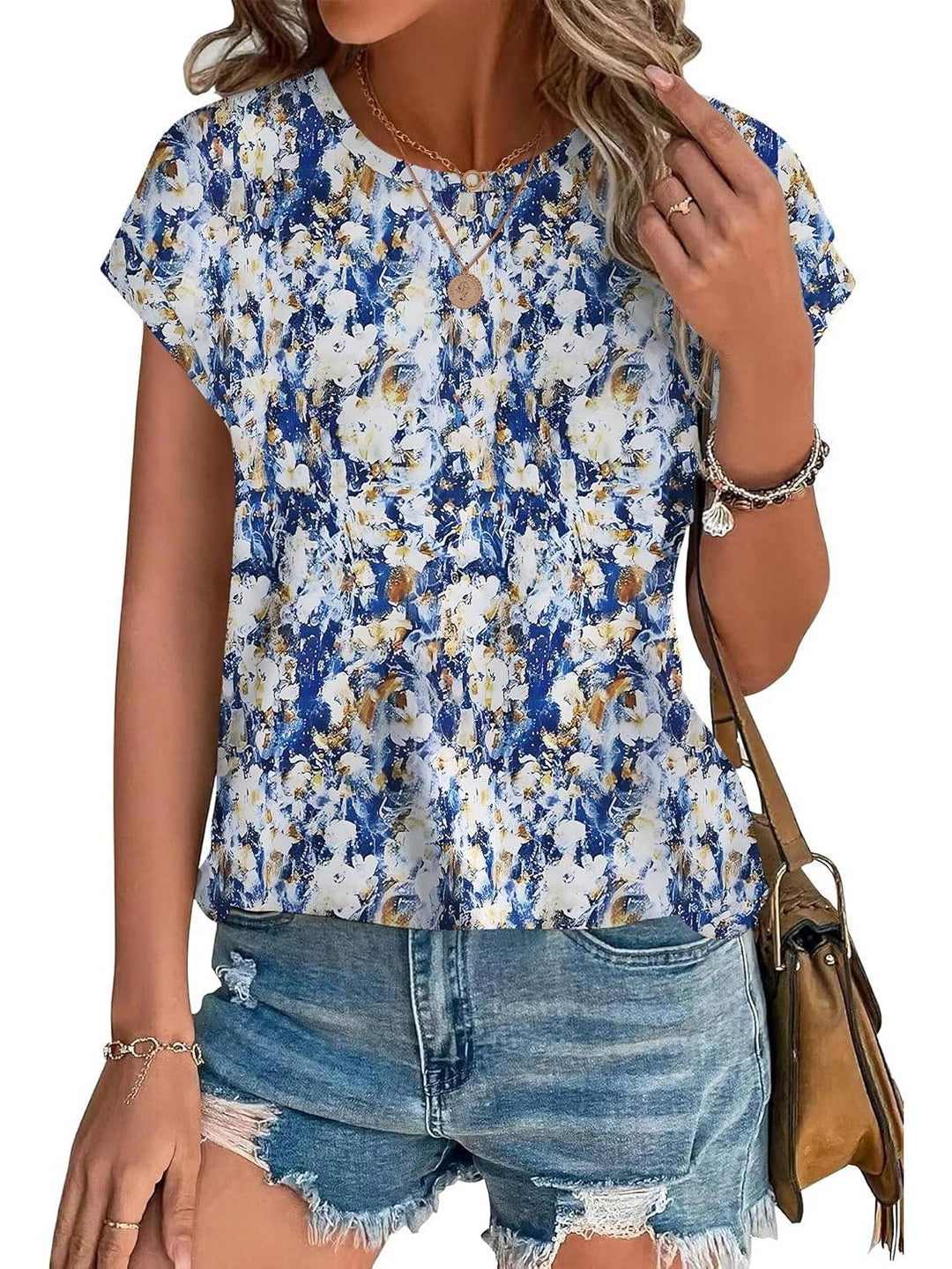 Meadow Stijlvolle Top met Ronde hals