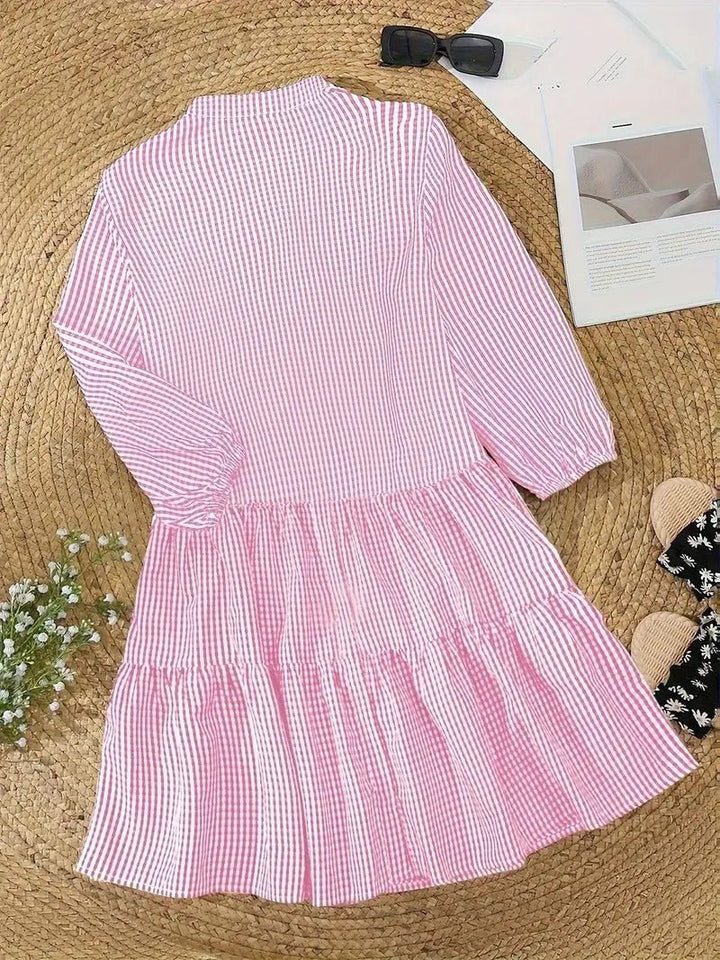 Rosie Tijdloze Mini Jurk met V-hals