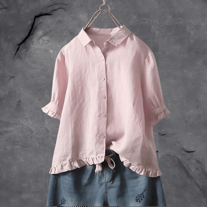 Elisabeth Getailleerde Blouse