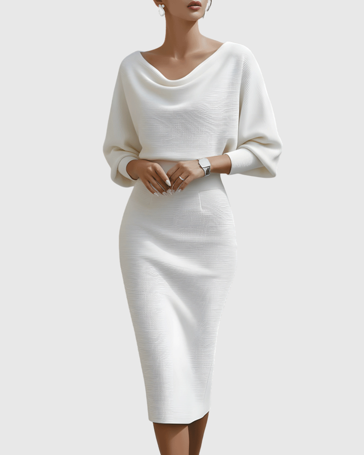 Ismeria Elegante Midi Jurk