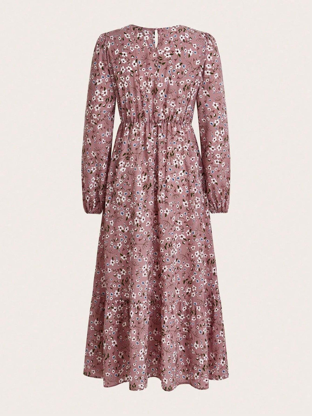 Flora A-lijn Maxi Jurk met Bloemenprint