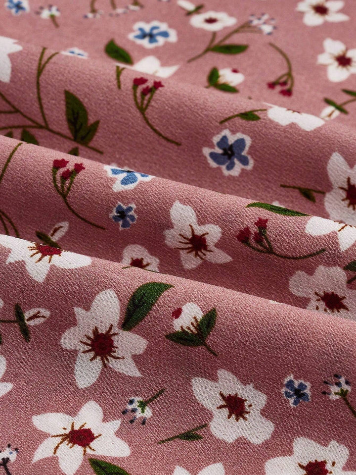 Flora A-lijn Maxi Jurk met Bloemenprint