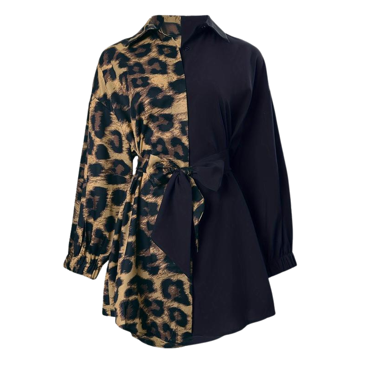 Britt Relaxte Jurk met Knoopdetails