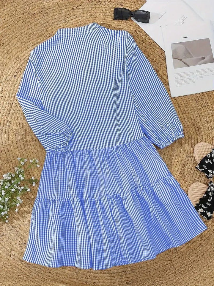 Rosie Tijdloze Mini Jurk met V-hals