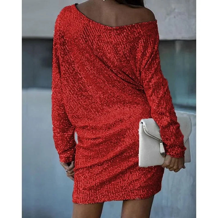 Lize Elegante Mini Jurk met One-shoulder