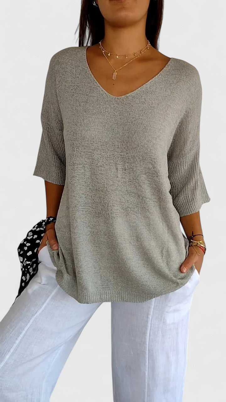 Sonylah Elegante Top met V-hals