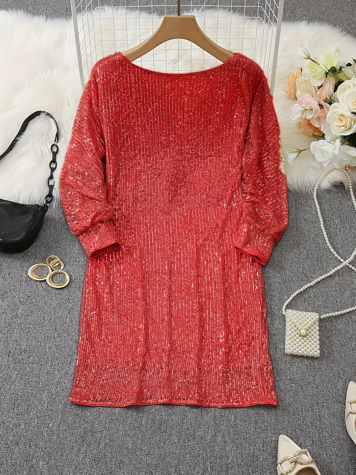 Lize Elegante Mini Jurk met One-shoulder