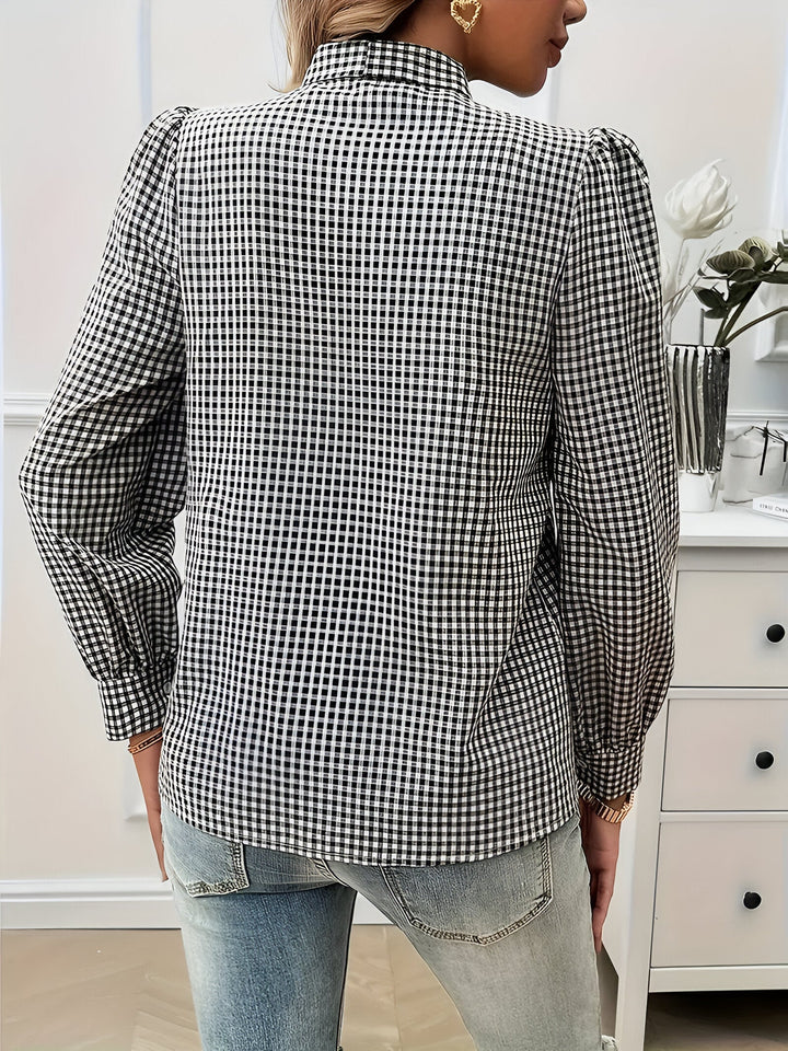 Brielle Tijdloze Blouse met Strikdetail