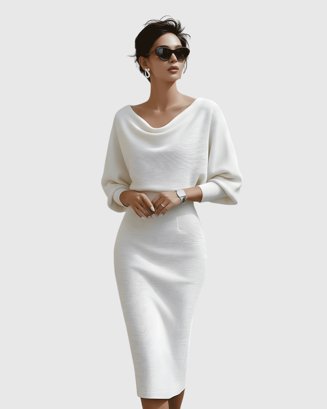 Vivienne Stijlvolle Midi Jurk