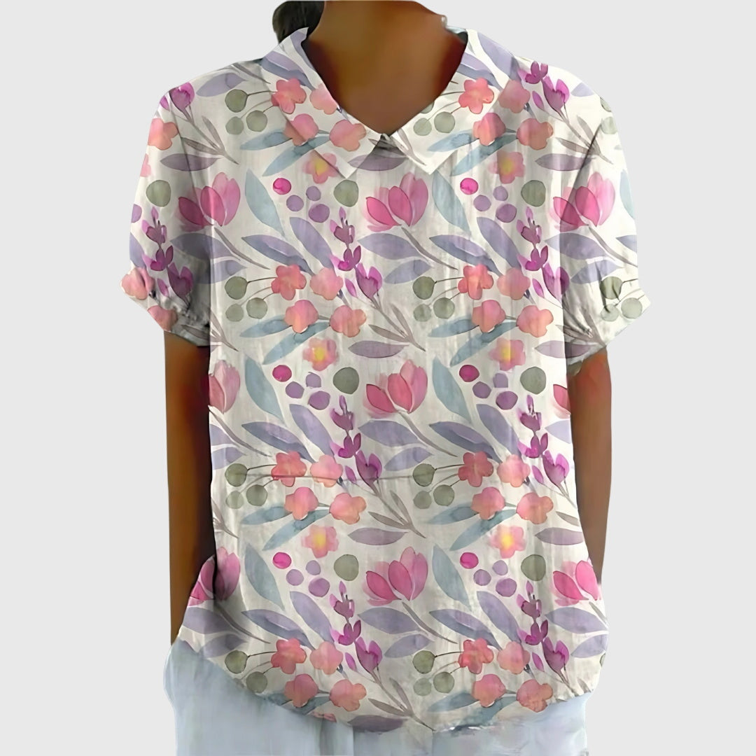 Jenna Stijlvolle Blouse met Bloemenprint