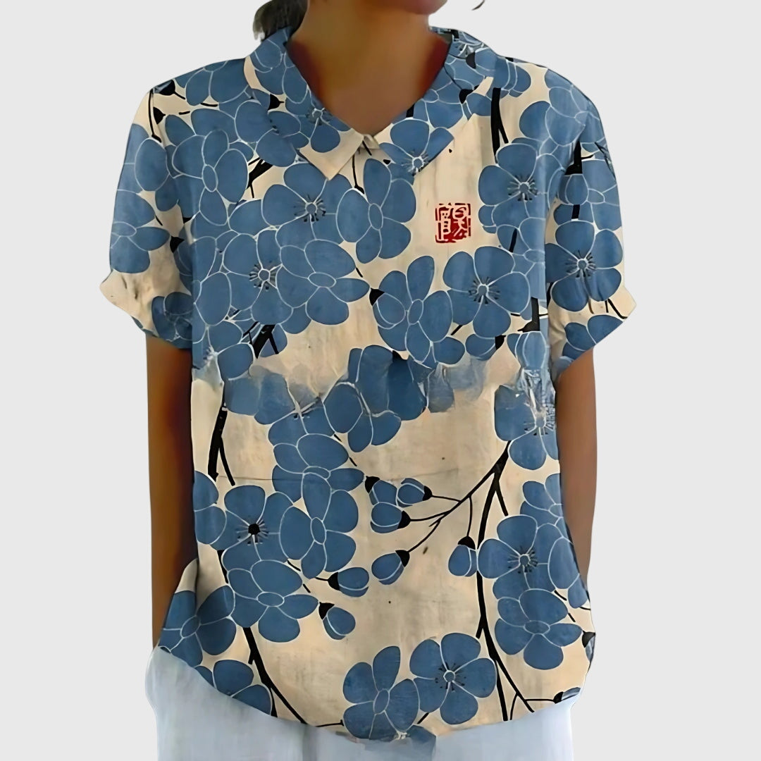 Jenna Stijlvolle Blouse met Bloemenprint