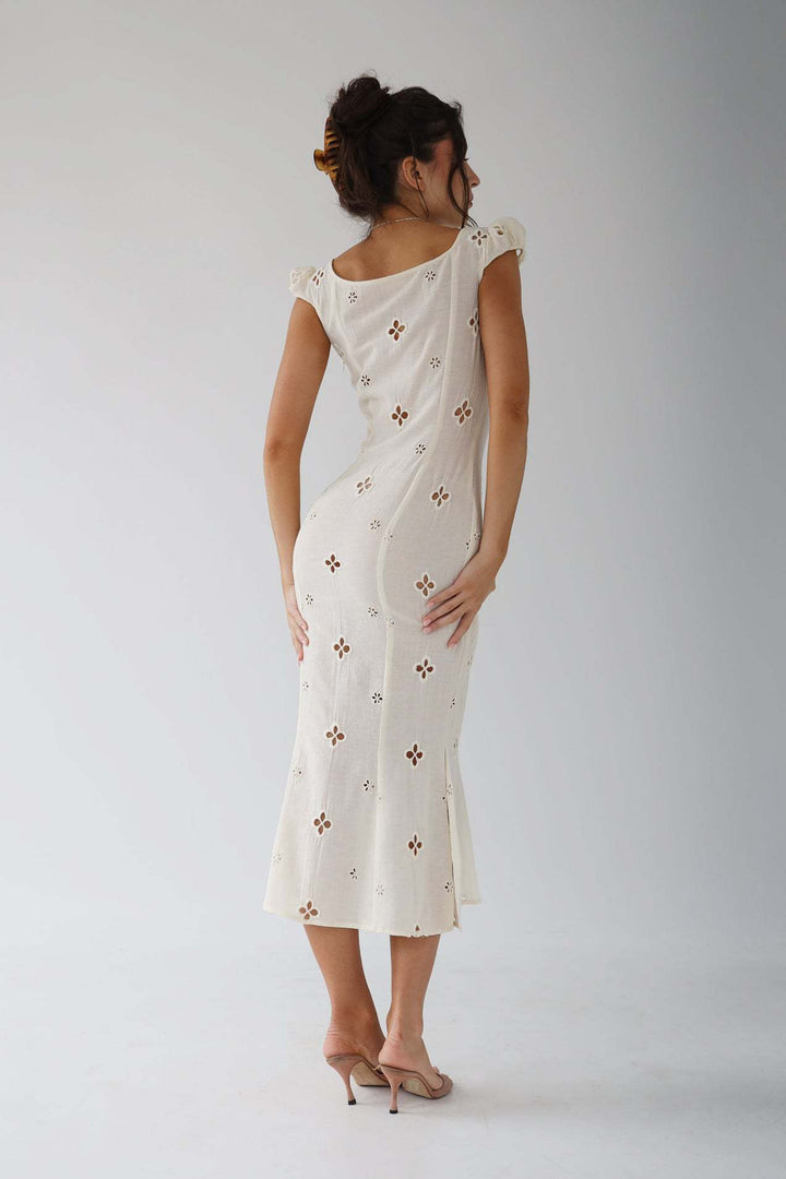 Isabella Elegante Midi Jurk