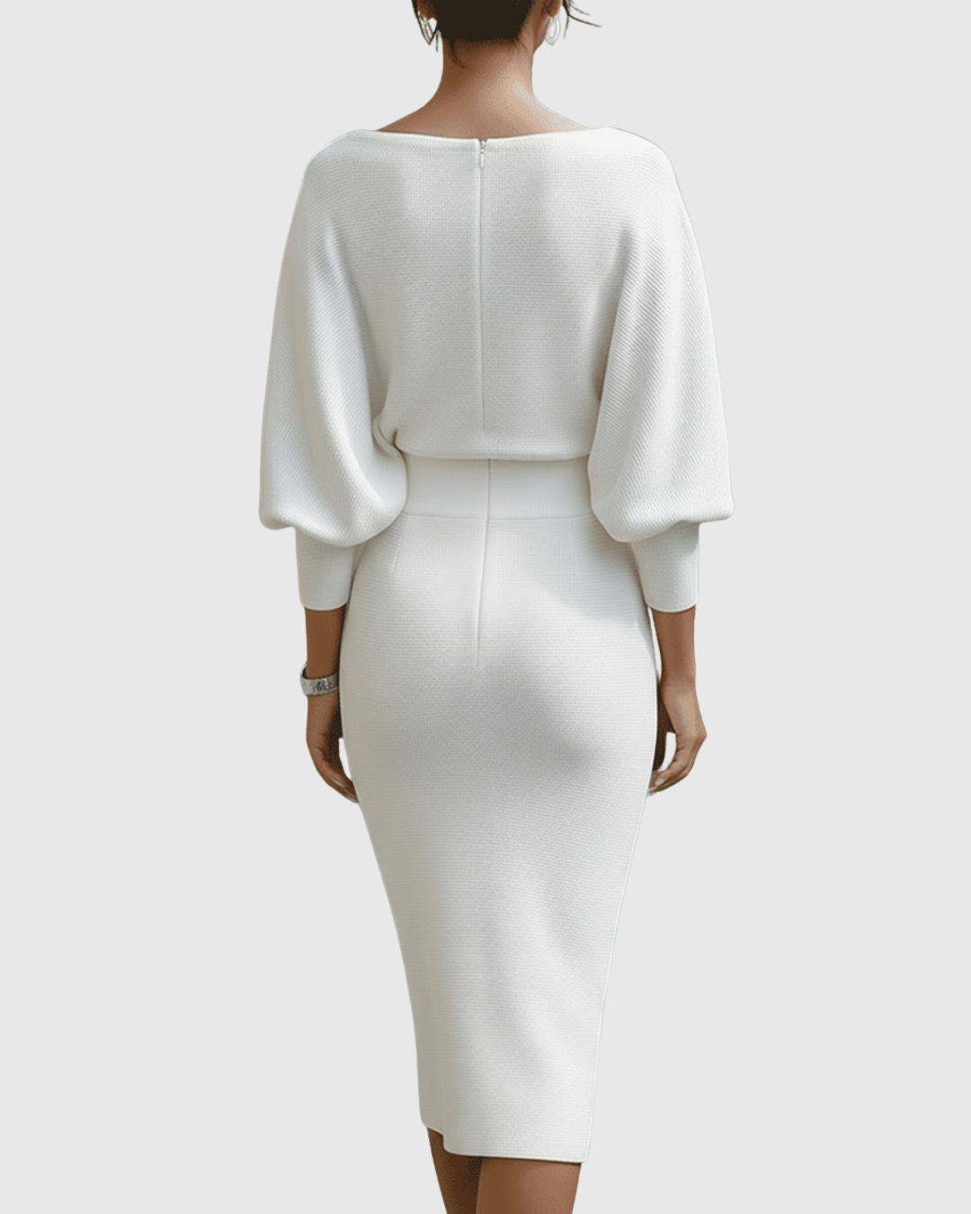 Ismeria Elegante Midi Jurk