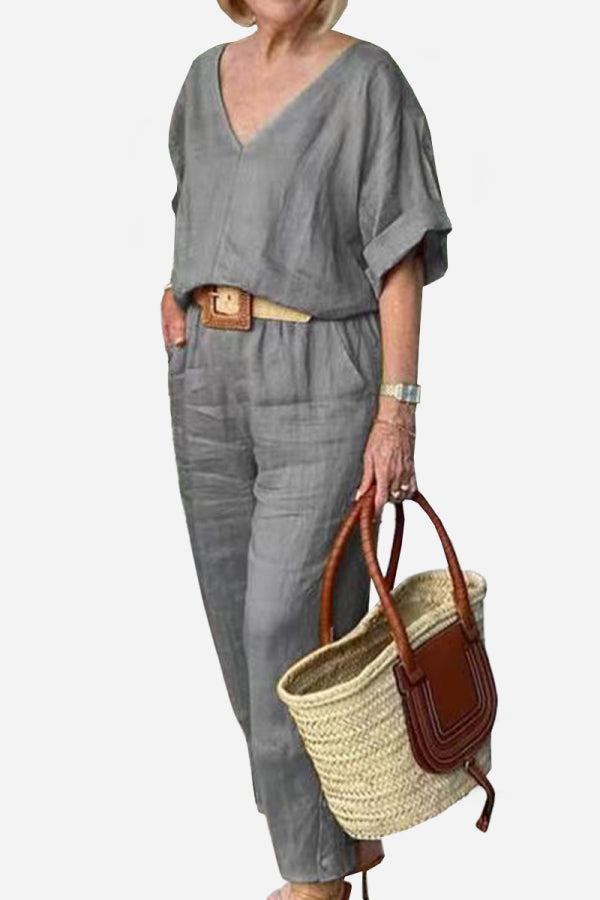 Carmen Tijdloze Set met V-hals