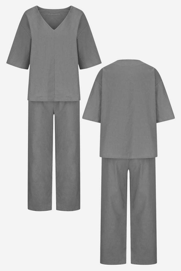 Carmen Tijdloze Set met V-hals