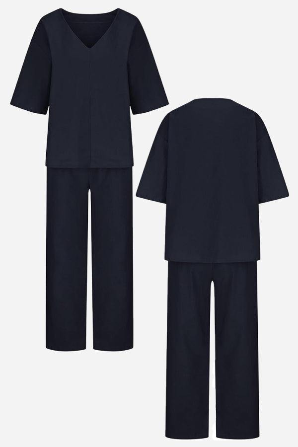 Carmen Tijdloze Set met V-hals