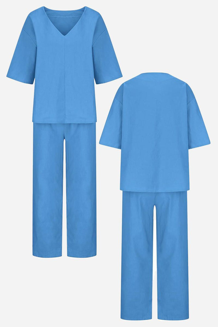Carmen Tijdloze Set met V-hals