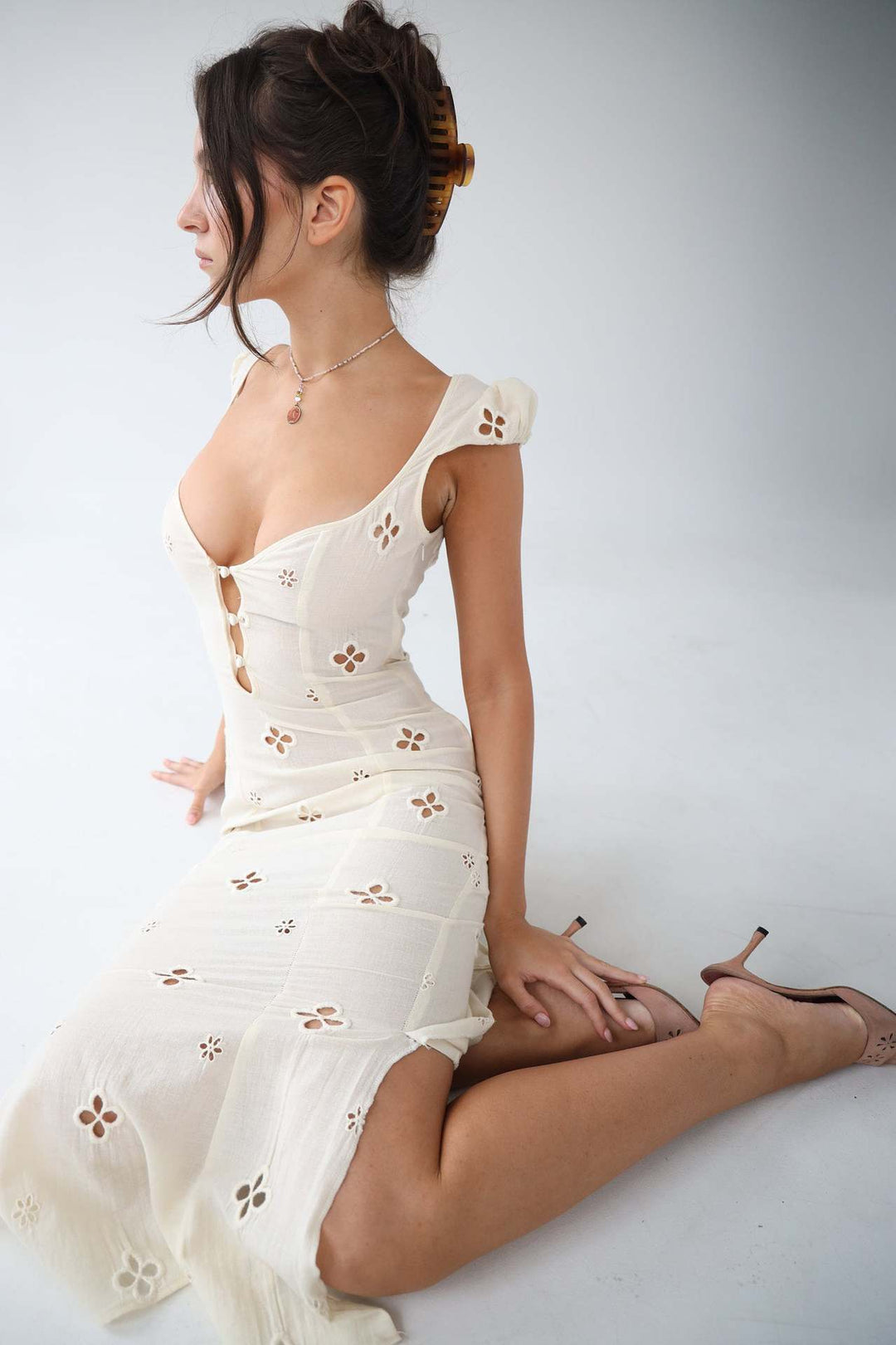 Isabella Elegante Midi Jurk