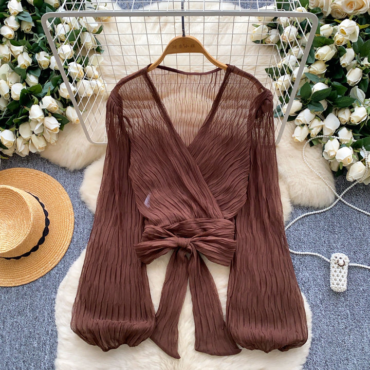 Bylle Verfijnde Blouse met V-hals