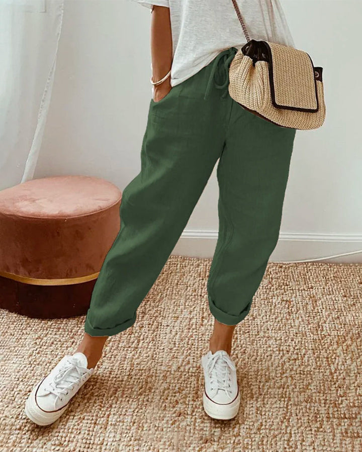 Nadine Relaxte Broek met Zakken