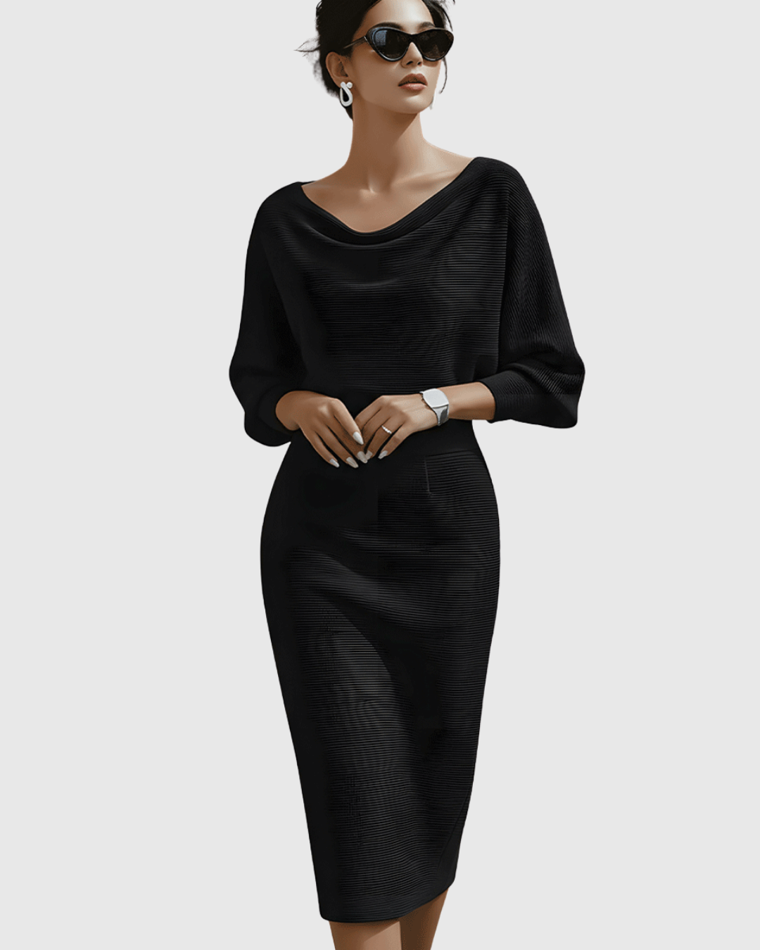 Vivienne Stijlvolle Midi Jurk