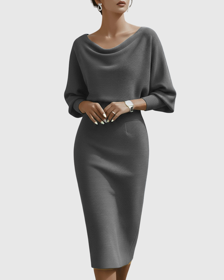 Vivienne Stijlvolle Midi Jurk