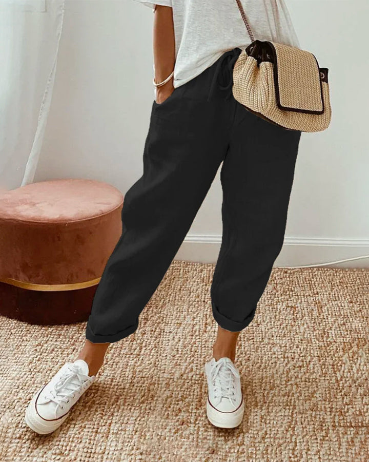 Nadine Relaxte Broek met Zakken