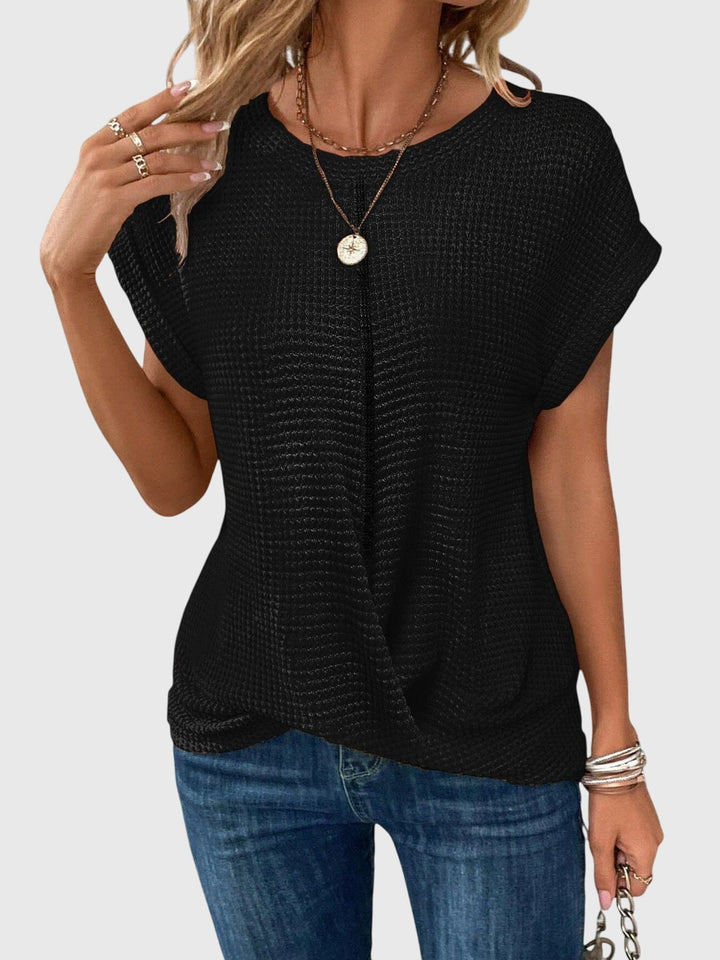 Isa Elegante Blouse met Ronde hals