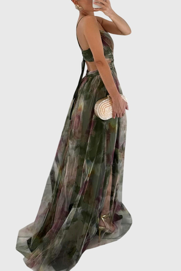Giselle Stijlvolle Maxi Jurk met Bloemenprint