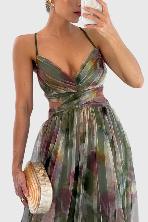 Giselle Stijlvolle Maxi Jurk met Bloemenprint