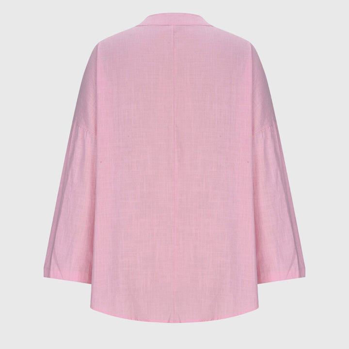 Lenara Stijlvolle Top met Ronde hals