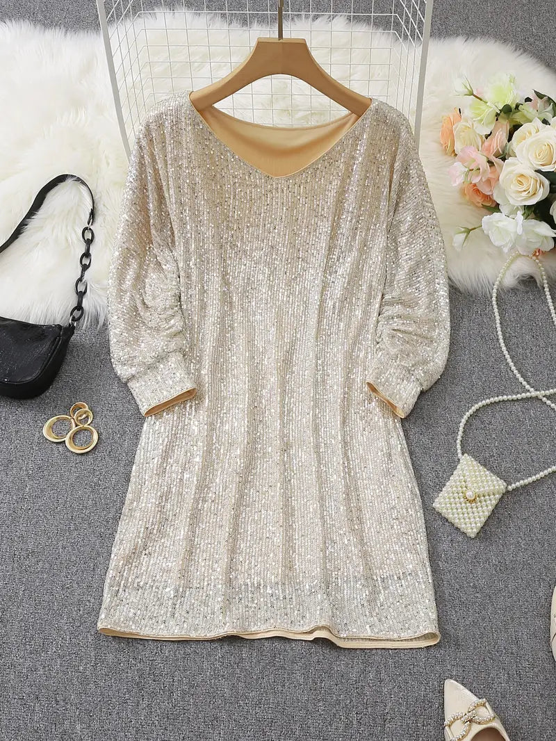 Lize Elegante Mini Jurk met One-shoulder