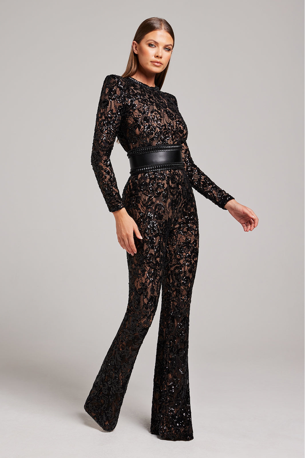 Fiora Tijdloze Jumpsuit met Kant