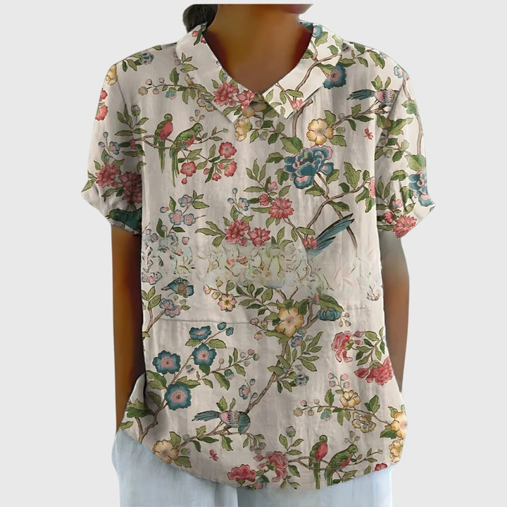 Jenna Stijlvolle Blouse met Bloemenprint