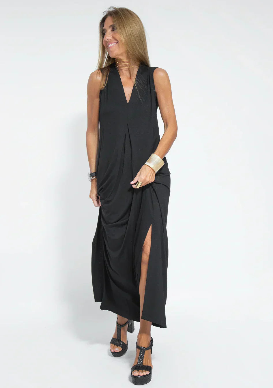 Selvina Verfijnde Jumpsuit met V-hals