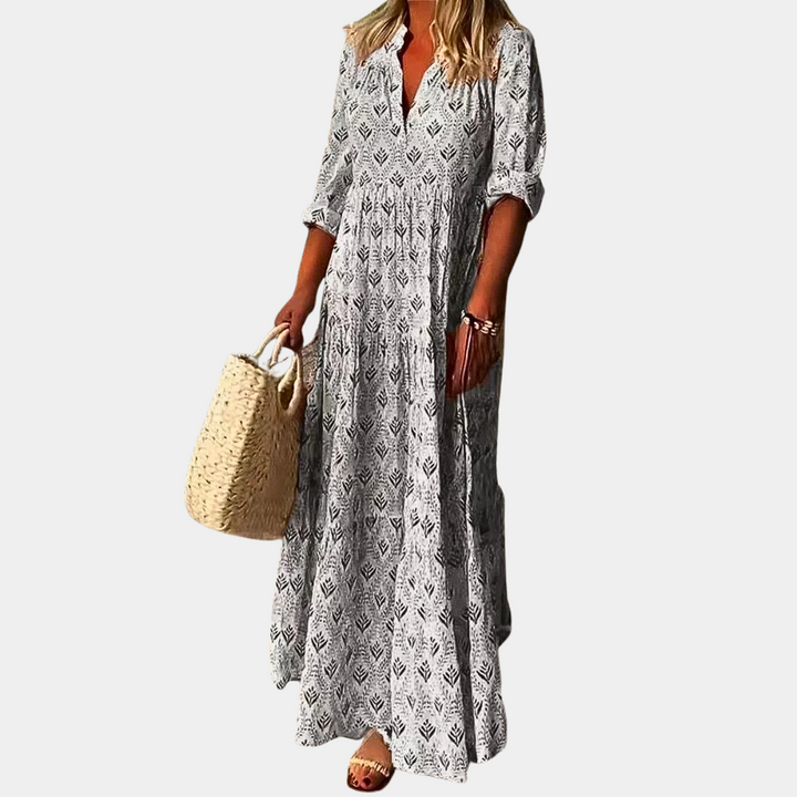 Nora Stijlvolle Maxi Jurk