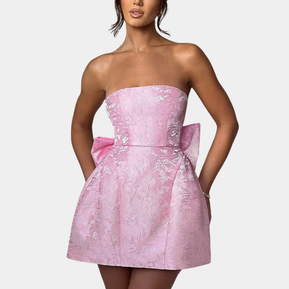 Livia Elegante Jurk met Strikdetail