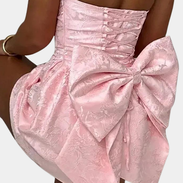 Livia Elegante Jurk met Strikdetail