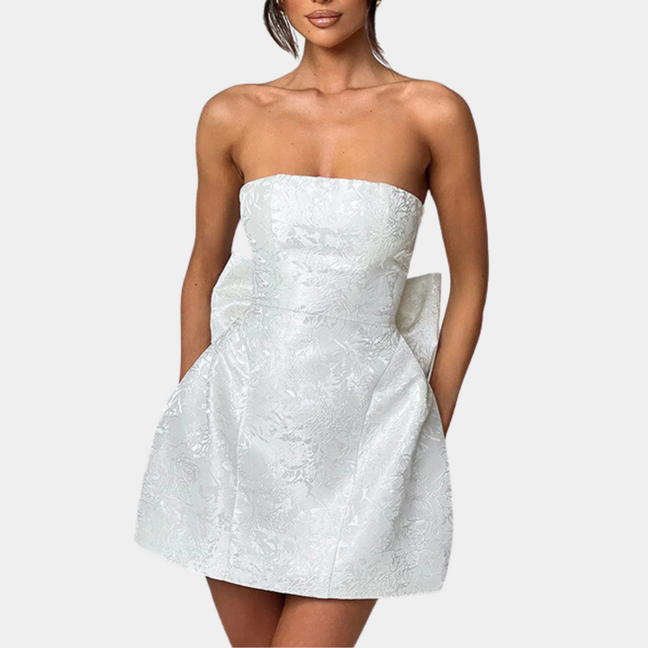 Livia Elegante Jurk met Strikdetail
