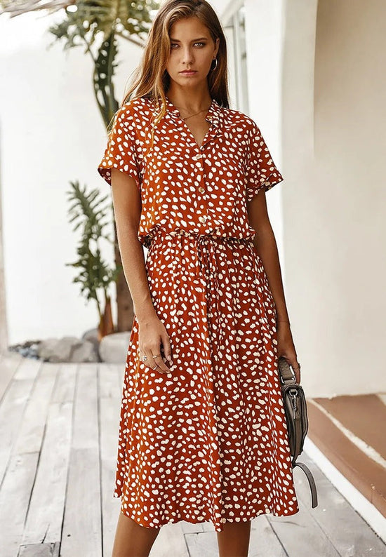 Florine Tijdloze Midi Jurk