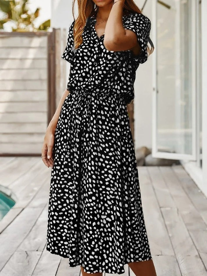 Florine Tijdloze Midi Jurk