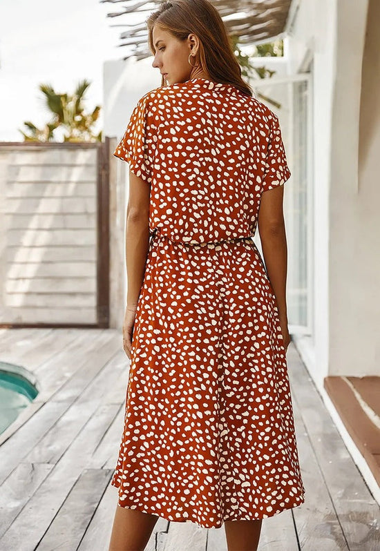 Florine Tijdloze Midi Jurk
