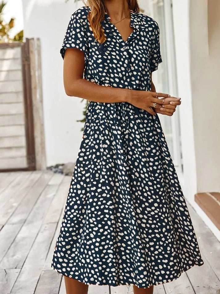 Florine Tijdloze Midi Jurk