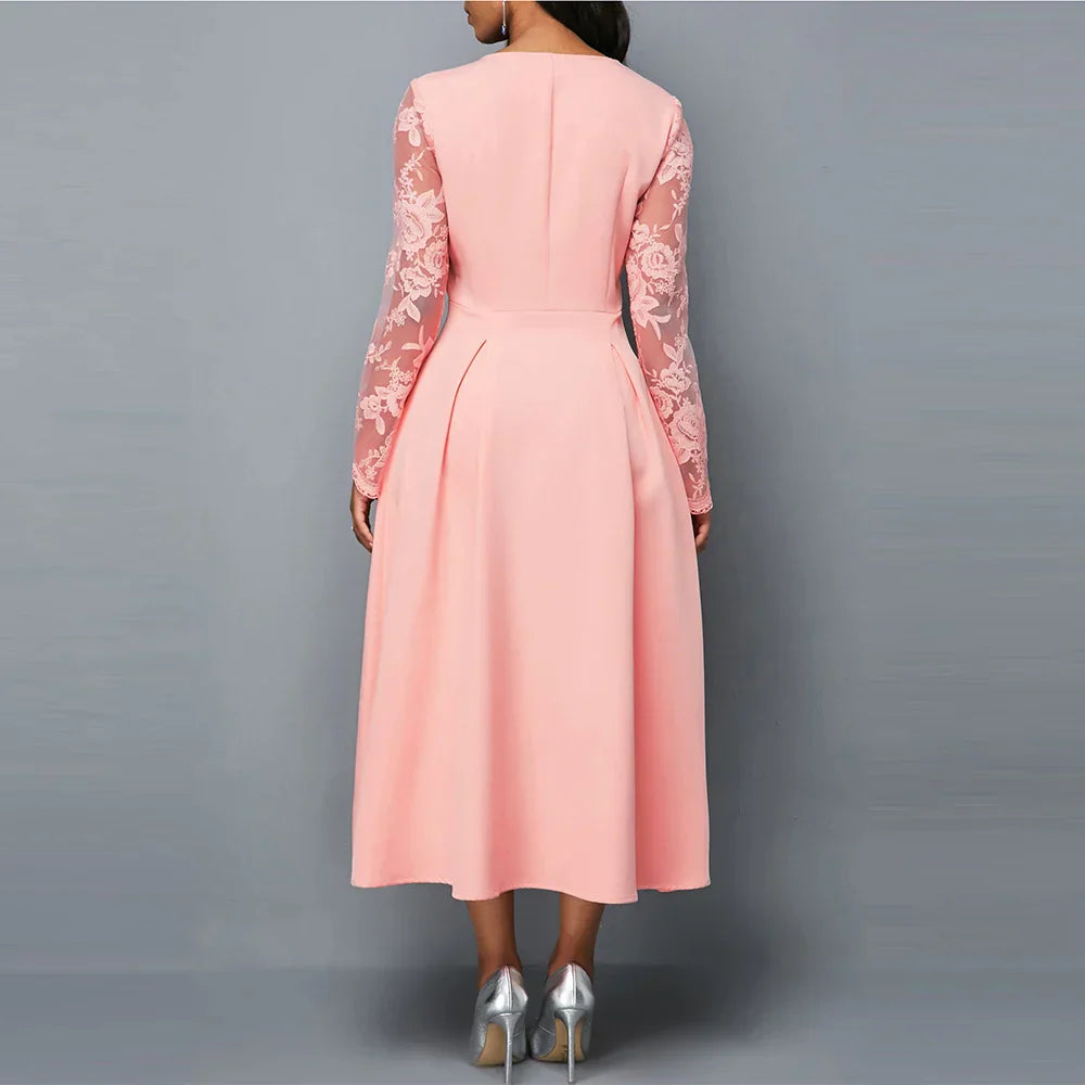 Junette Elegante Jurk met Vierkante hals