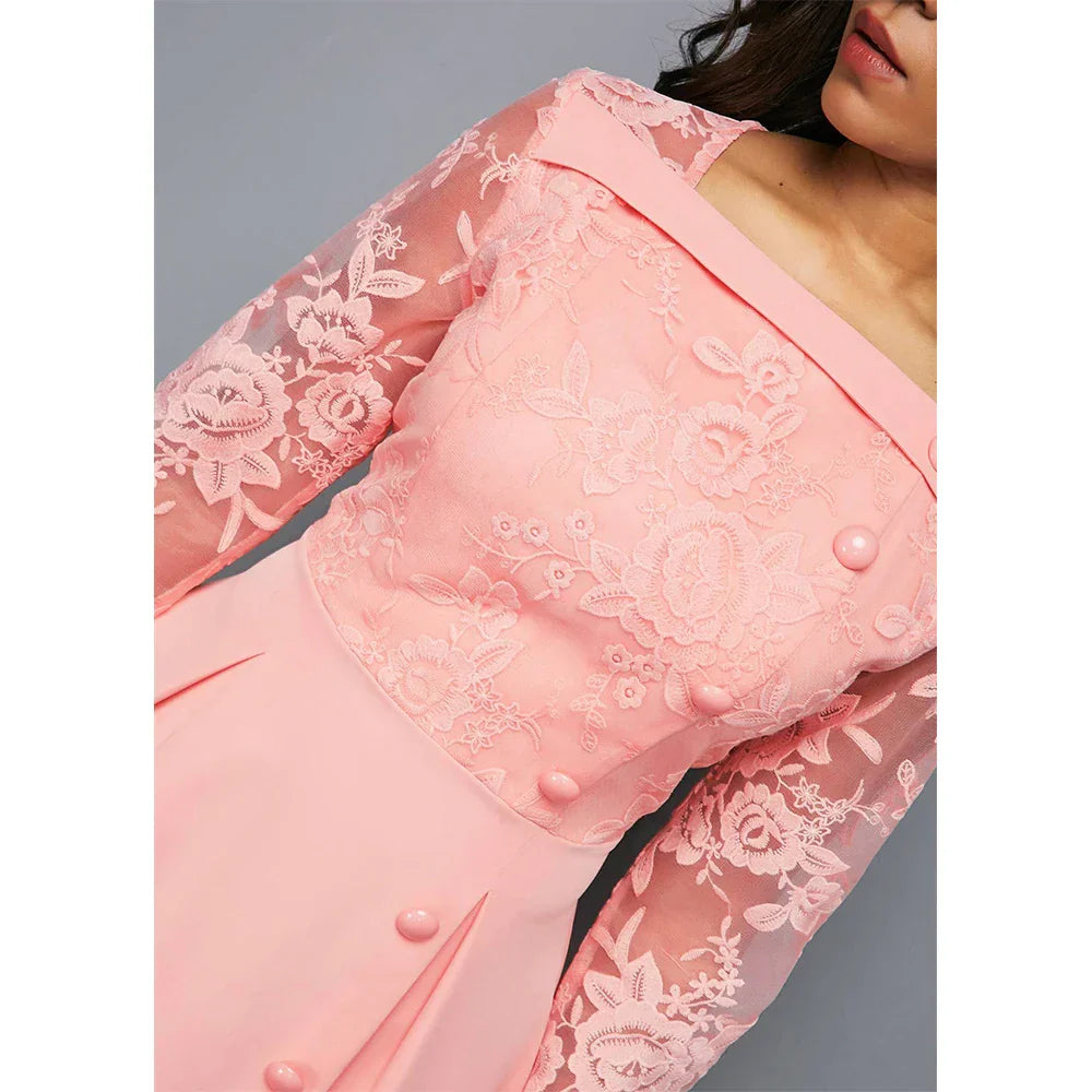 Junette Elegante Jurk met Vierkante hals